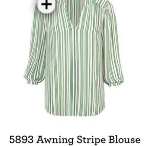 CAbi Spring 21 Awning stripe blouse